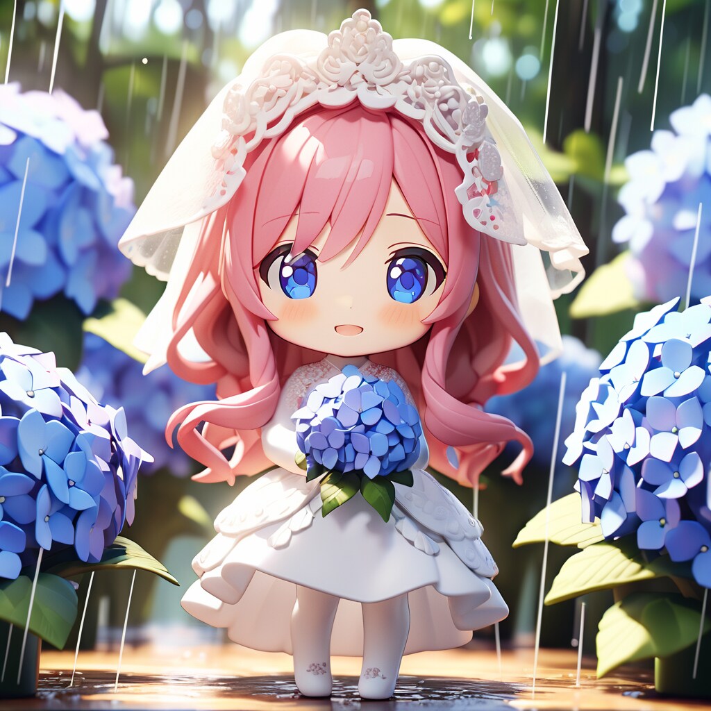 ねんどろいど風のジューンブライド娘さん