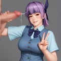 動画付_制服顔射 12枚目