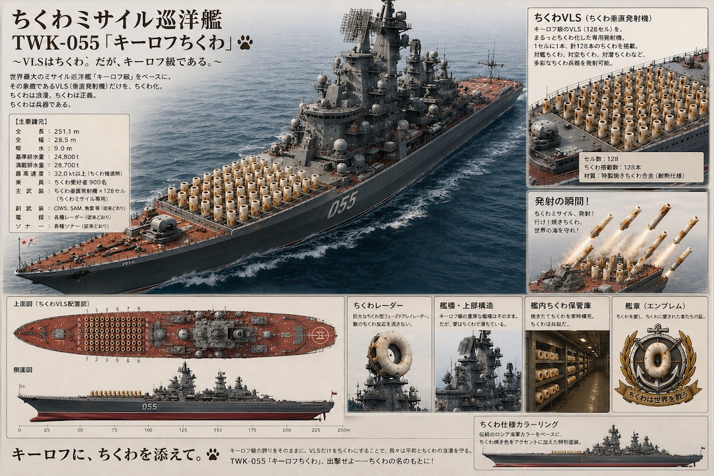 聖薔薇学園編〜ちくわミサイル巡洋艦「キーロフちくわ」〜