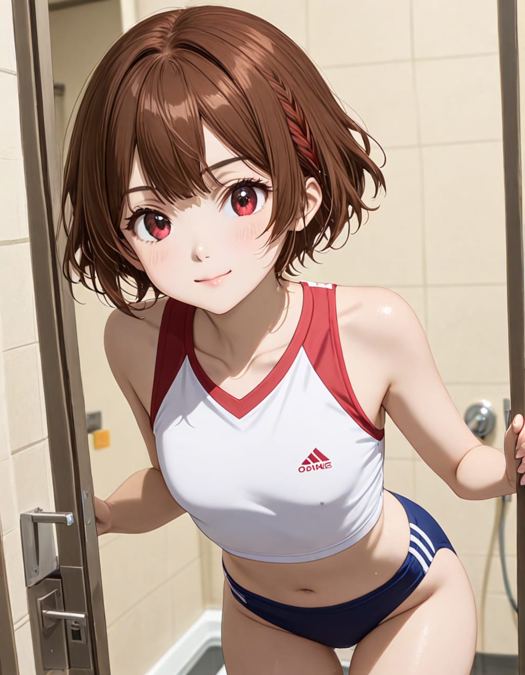 トイレでばったり