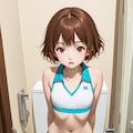 トイレでばったり 4枚目