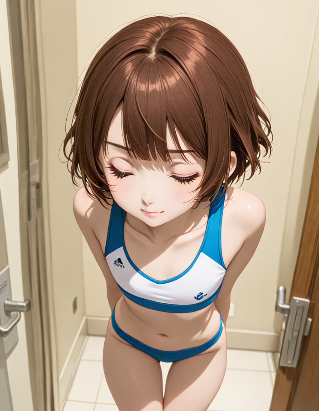 トイレでばったり