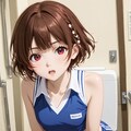 トイレでばったり 2枚目