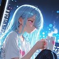 考え事してたー 2枚目
