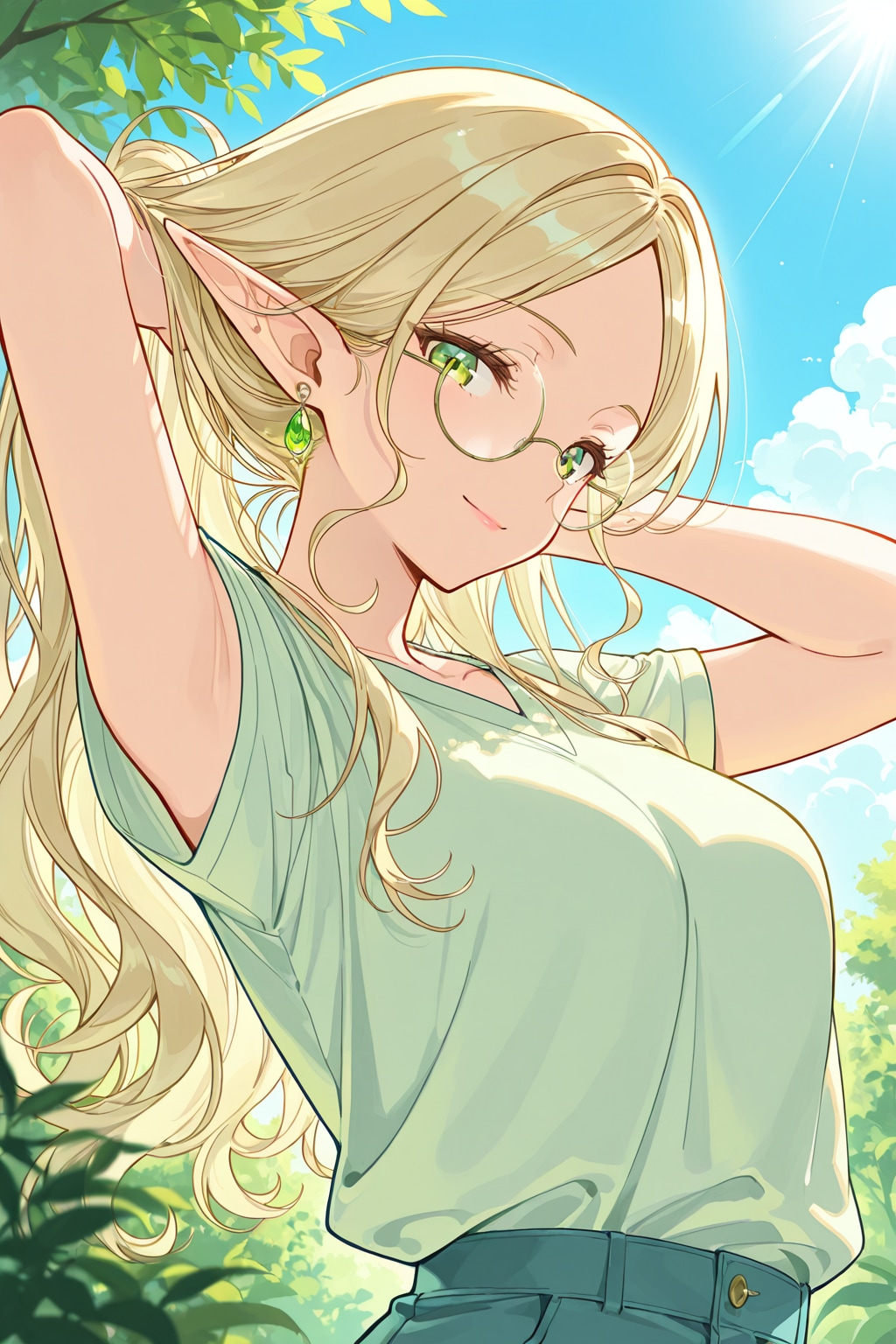 うちのエルフさんの耳