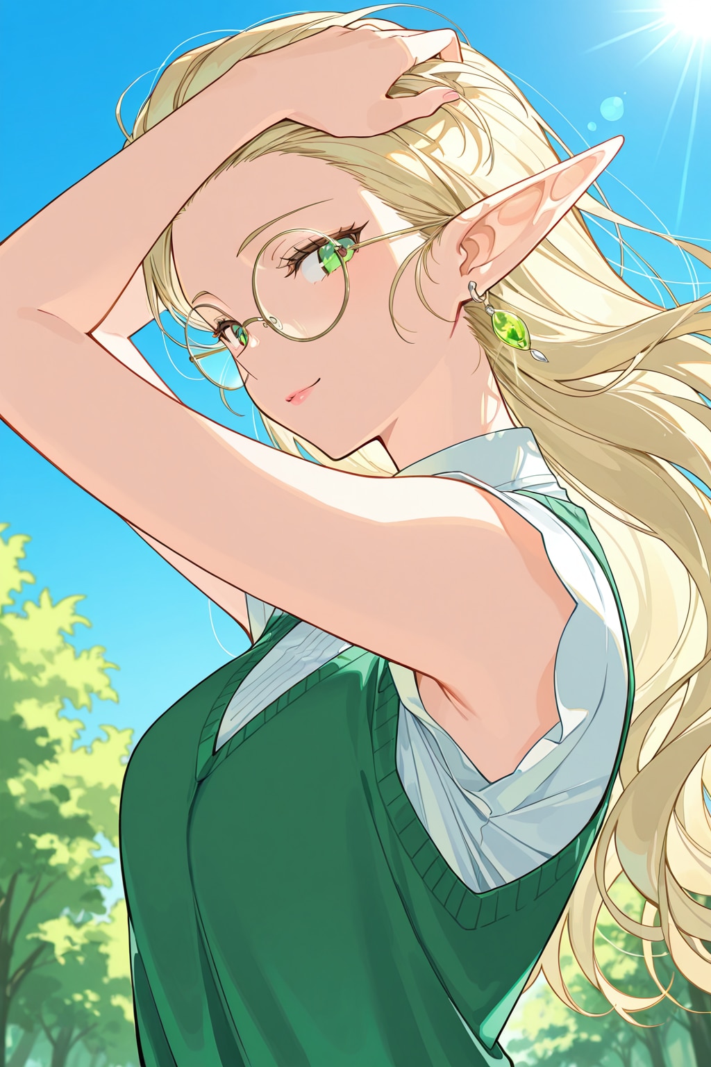 うちのエルフさんの耳