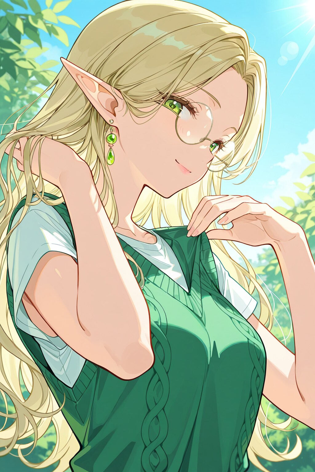 うちのエルフさんの耳 | の人気AIイラスト・グラビア