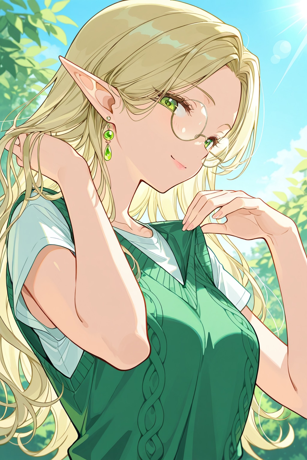 うちのエルフさんの耳