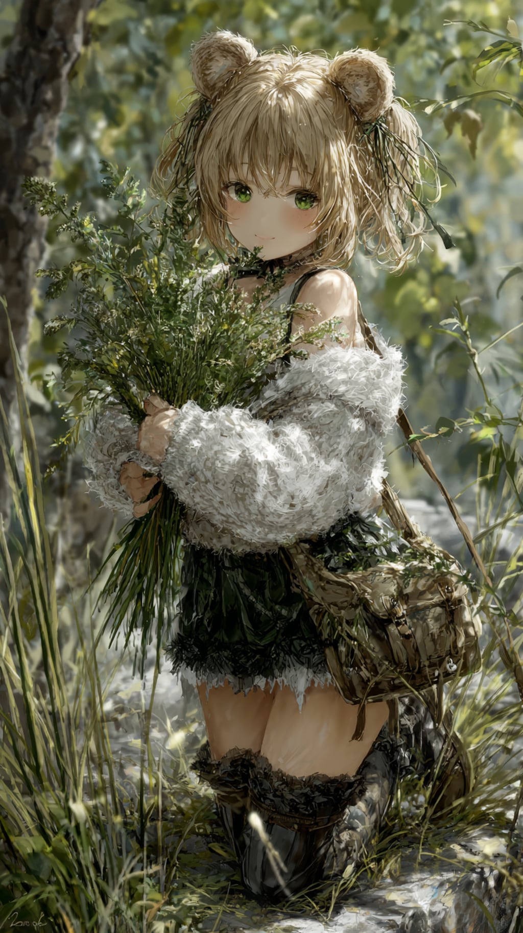 山菜を摘んで参りますゆえ🐾