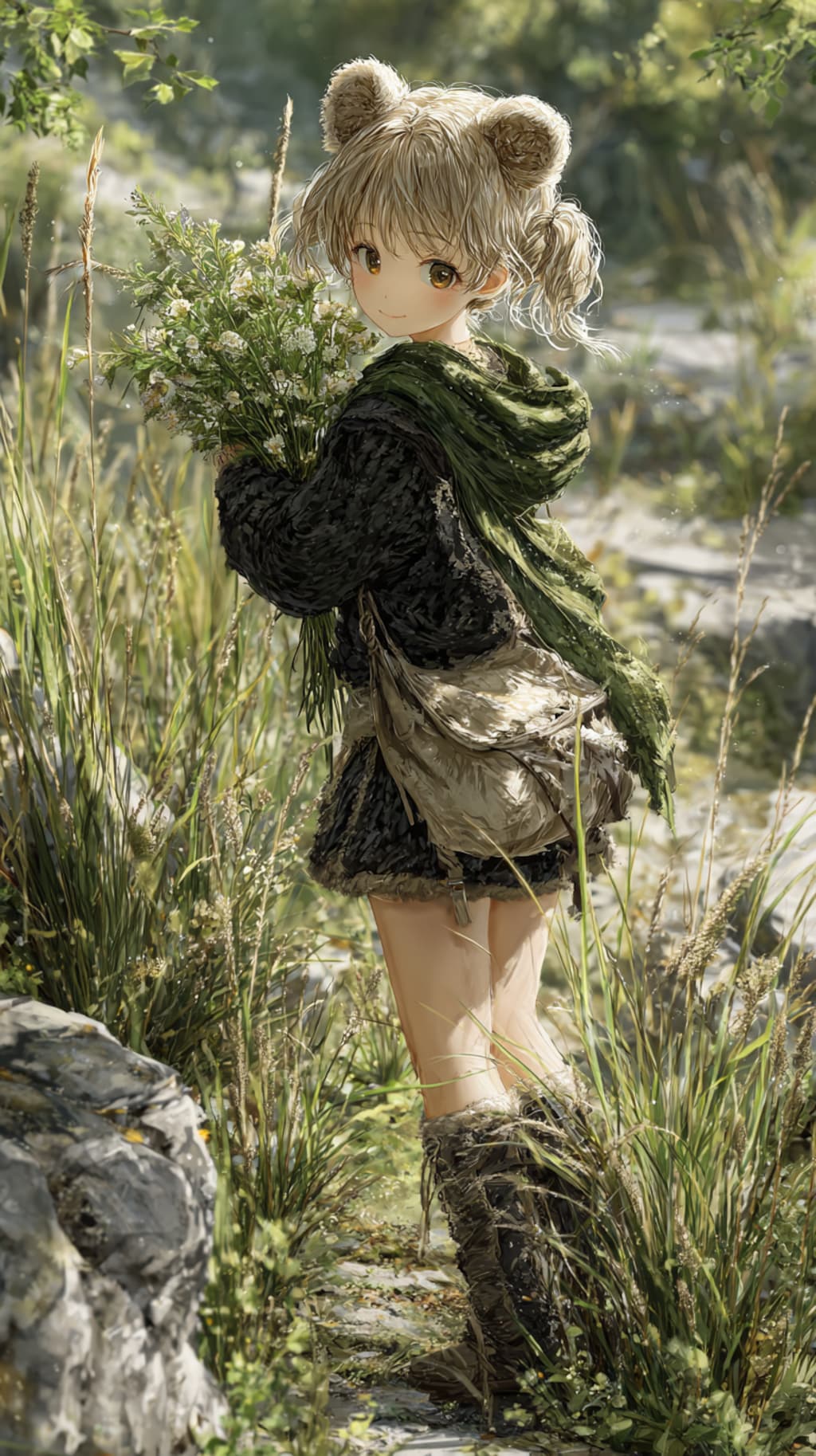 山菜を摘んで参りますゆえ🐾