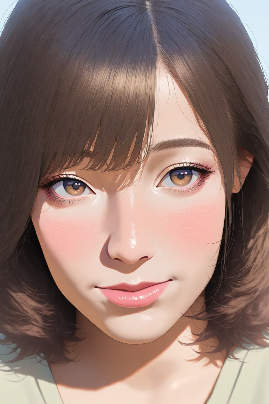 大人びた絶世の美少女　（何だか違うような・)