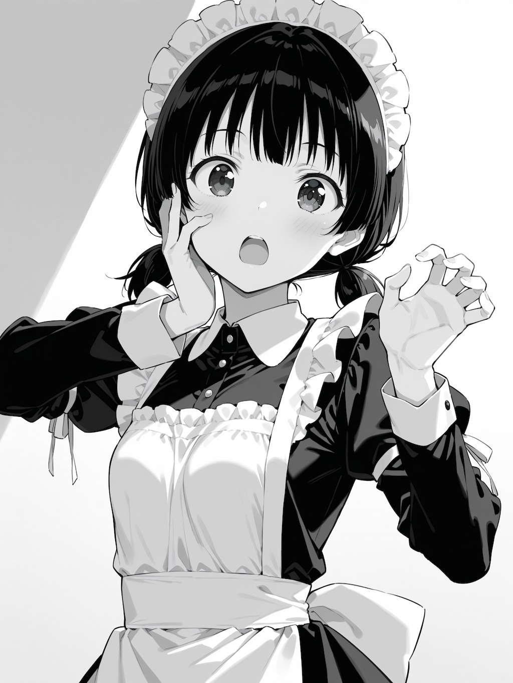 モノクロになっちゃいました！
