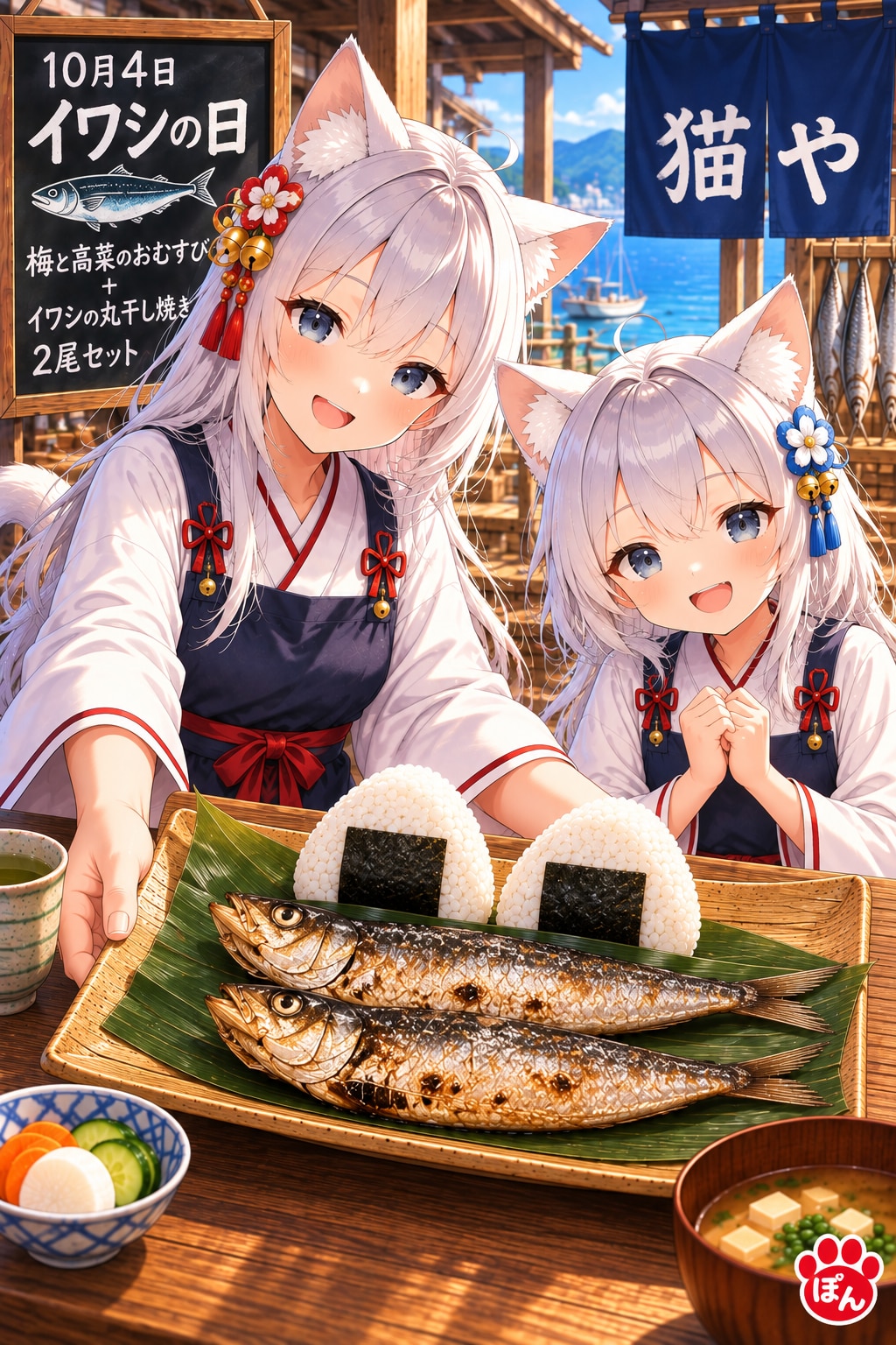 10月4日、イワシの日 | の人気AIイラスト・グラビア
