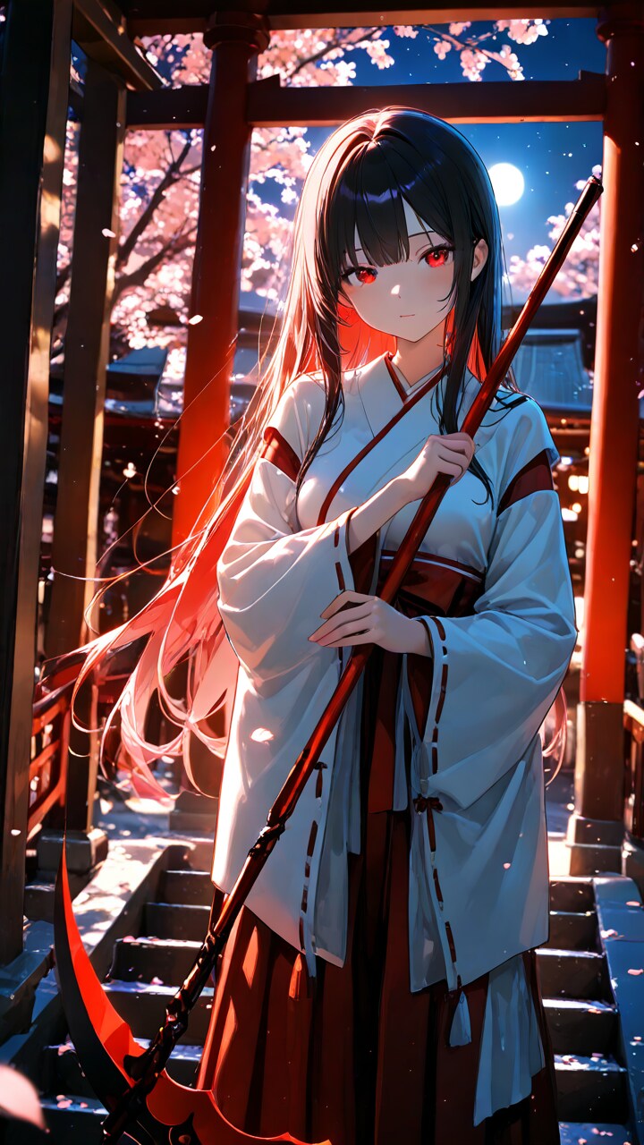 大鎌女子
