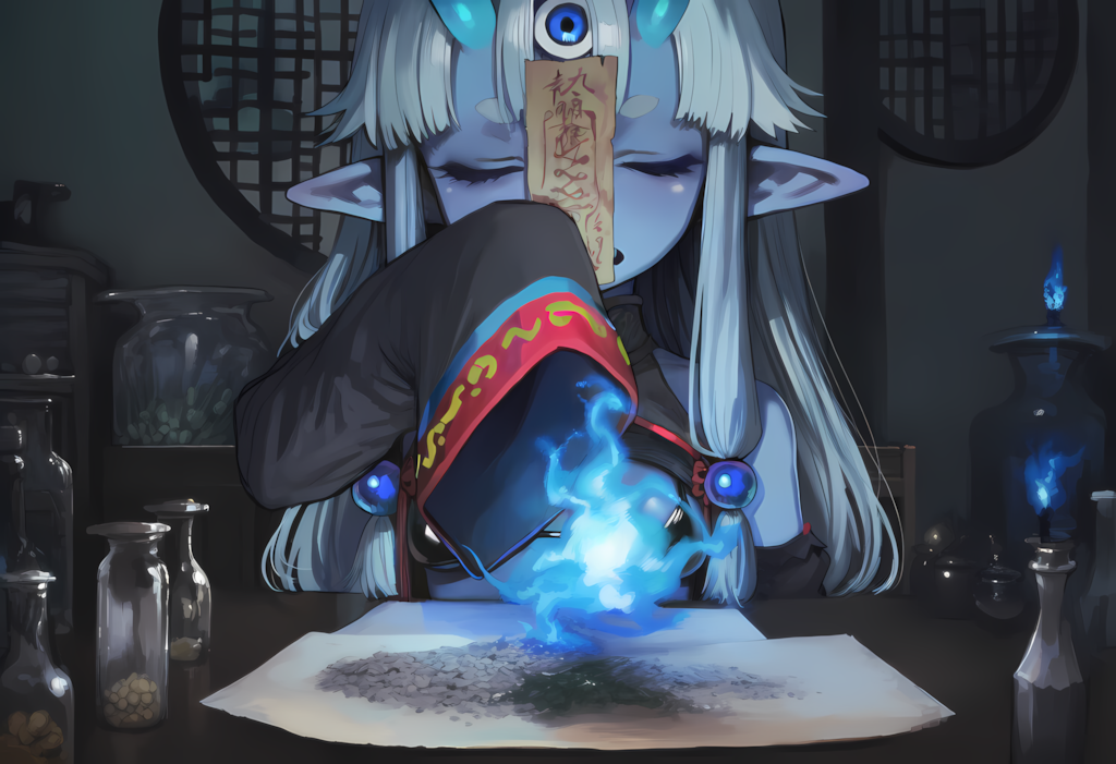 幽冥の三つ目道士ちゃん?