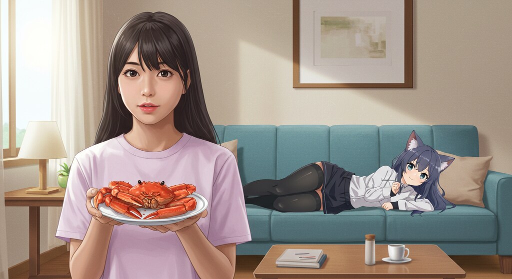 蟹を召し上がれ