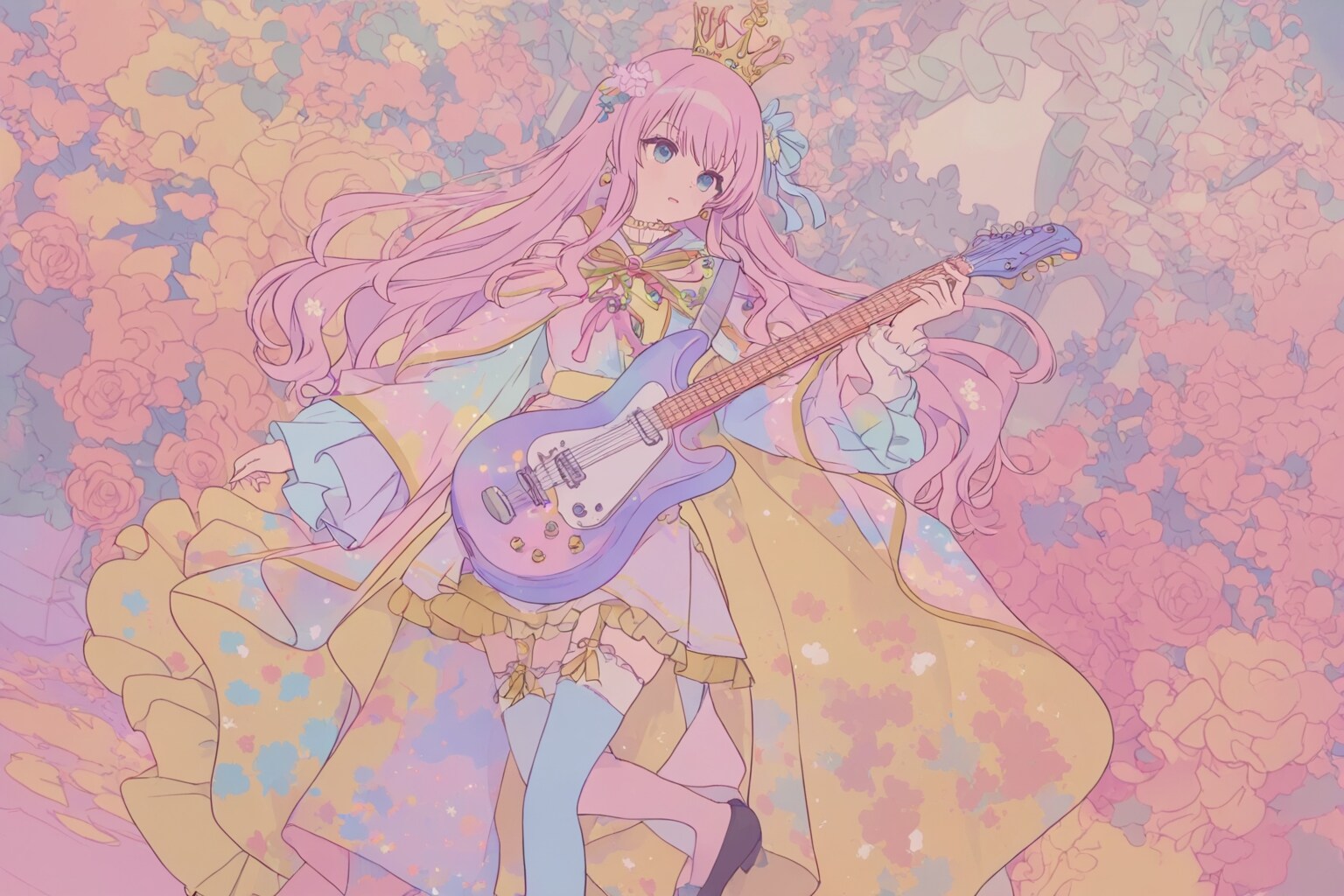 ギター姫 | の人気AIイラスト・グラビア