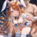 フリルバニー太ももコキ 3枚目