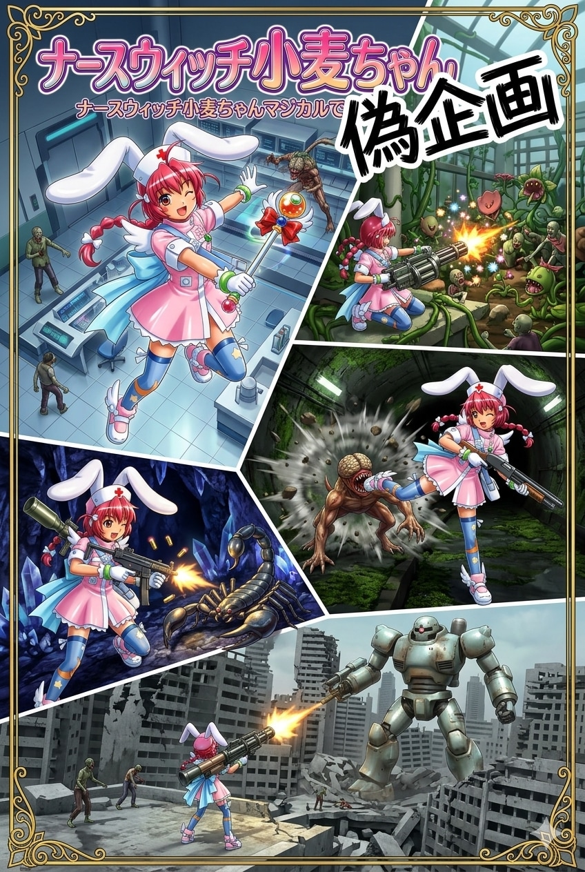 ナースウィッチ小麦ちゃんマジカルて | の人気AIイラスト・グラビア