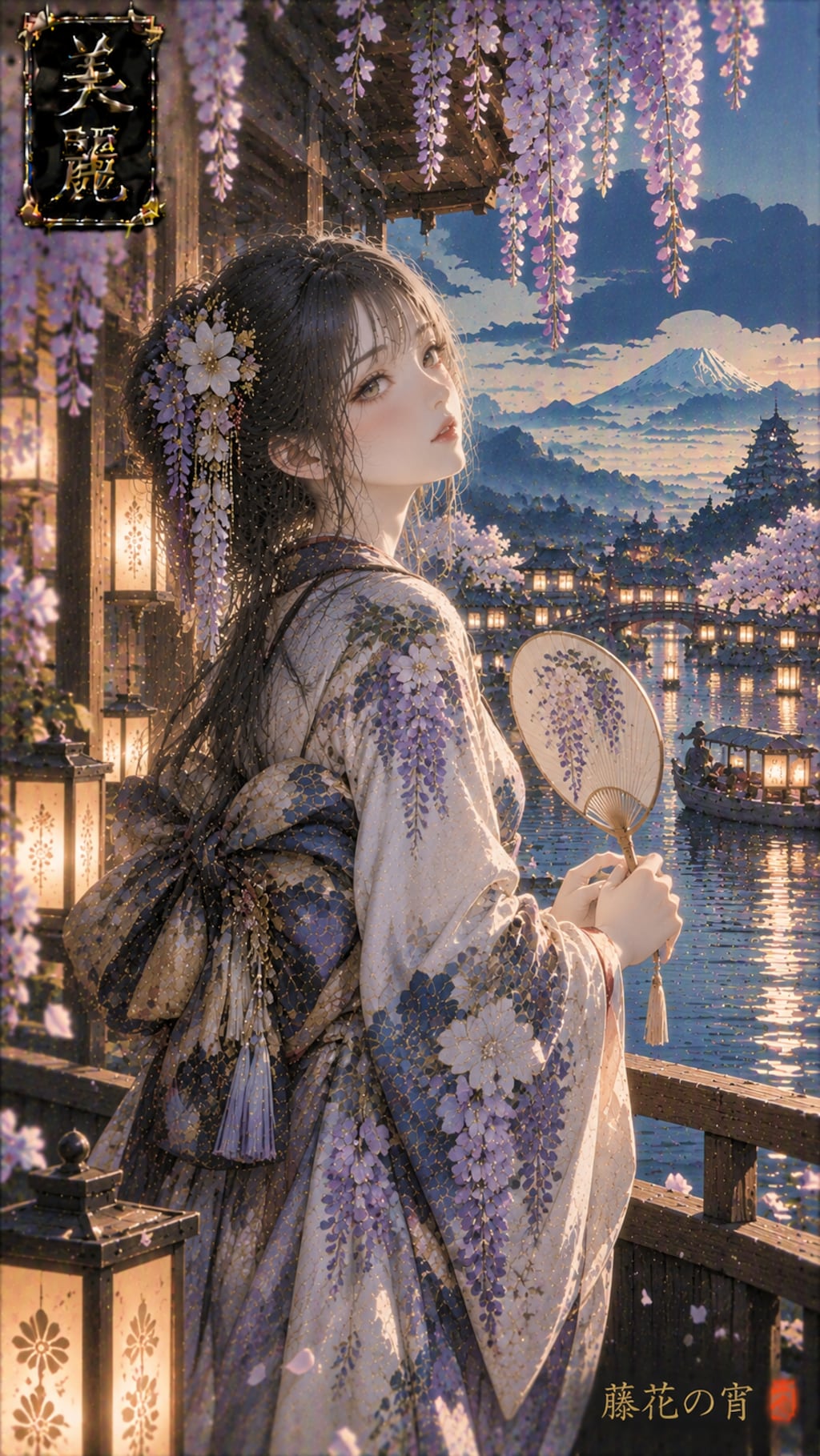 Beautiful Japanese-style illustration / 和風美麗イラスト #patreon #ChatGPT #kimono #wafuu #美麗 #和風 #美麗アート #be