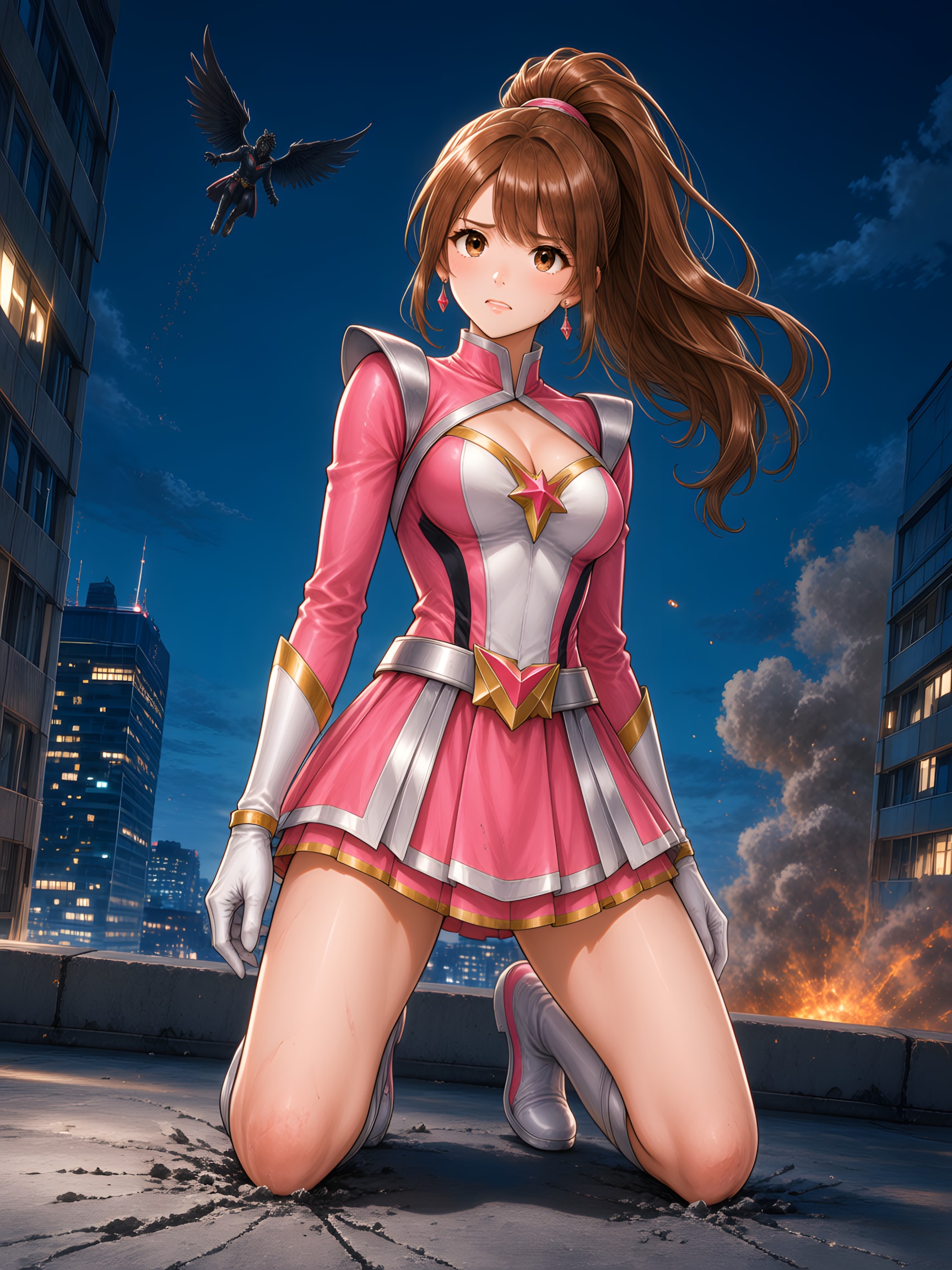 街を守らなきゃ…（キューティースター）