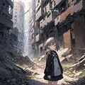 廃墟の街にただひとり 3枚目