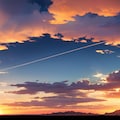 夕暮れの海と雲 4枚目