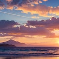 夕暮れの海と雲 2枚目