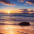 夕暮れの海と雲 5枚目