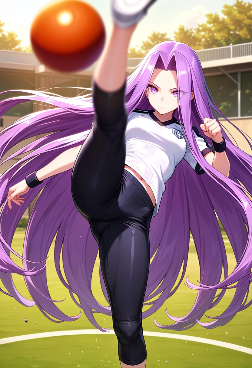 紫の閃光シュート