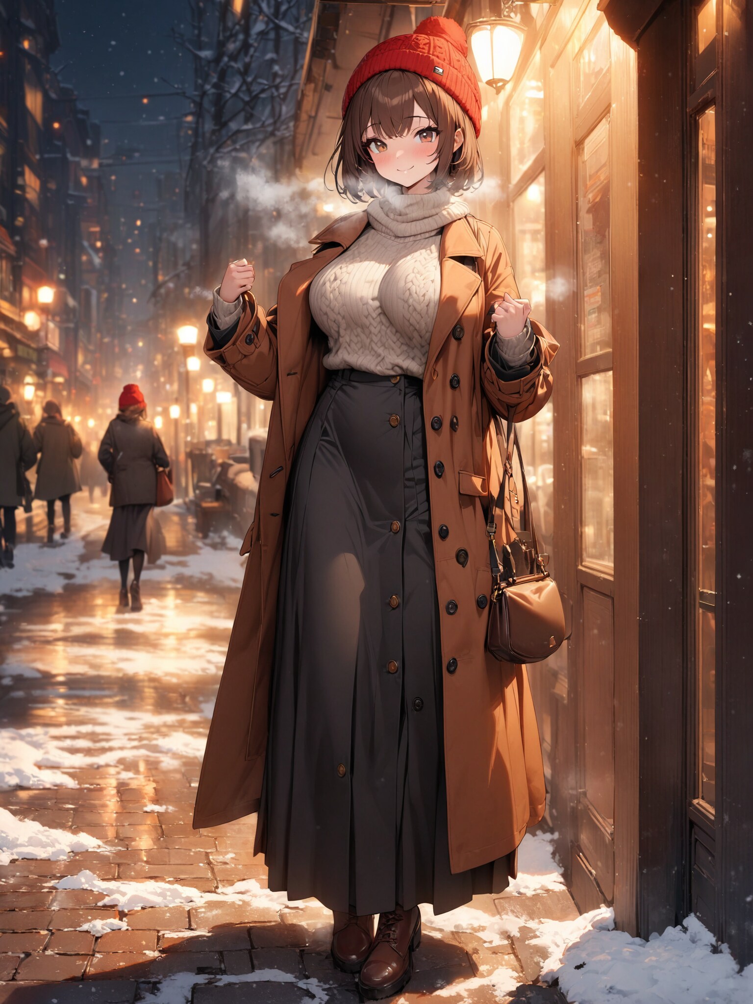 冬の街歩き | の人気AIイラスト・グラビア