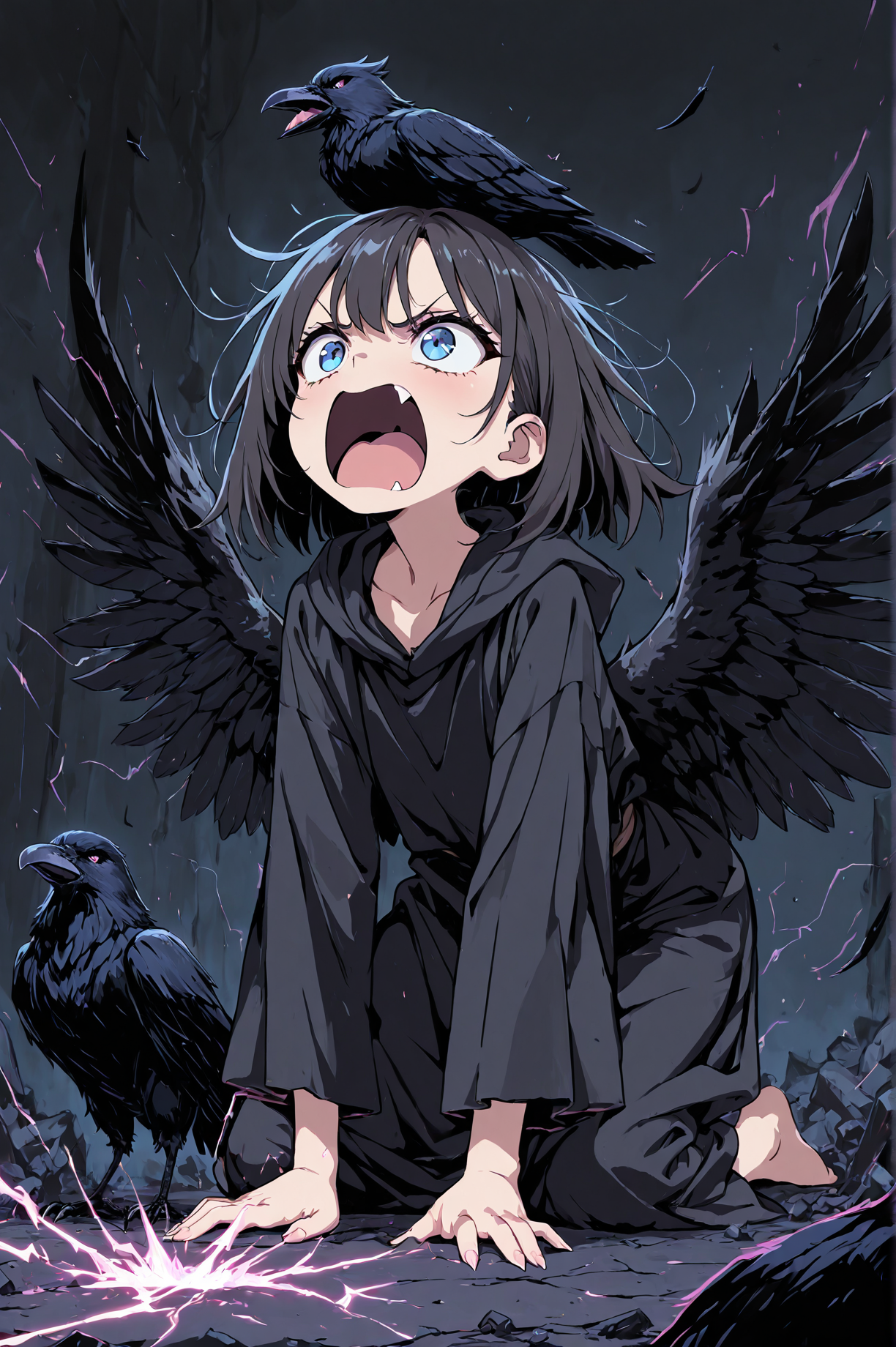 カラスの姫 | の人気AIイラスト・グラビア