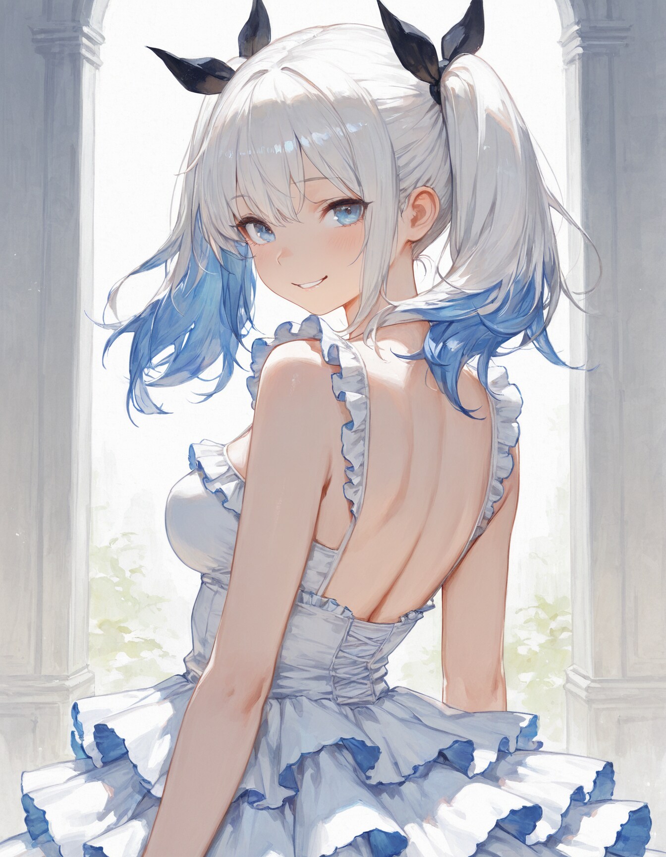 青
