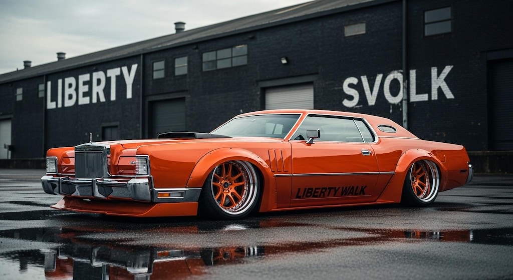 リバティーウォークリンカーンコンチネンタルマーク4