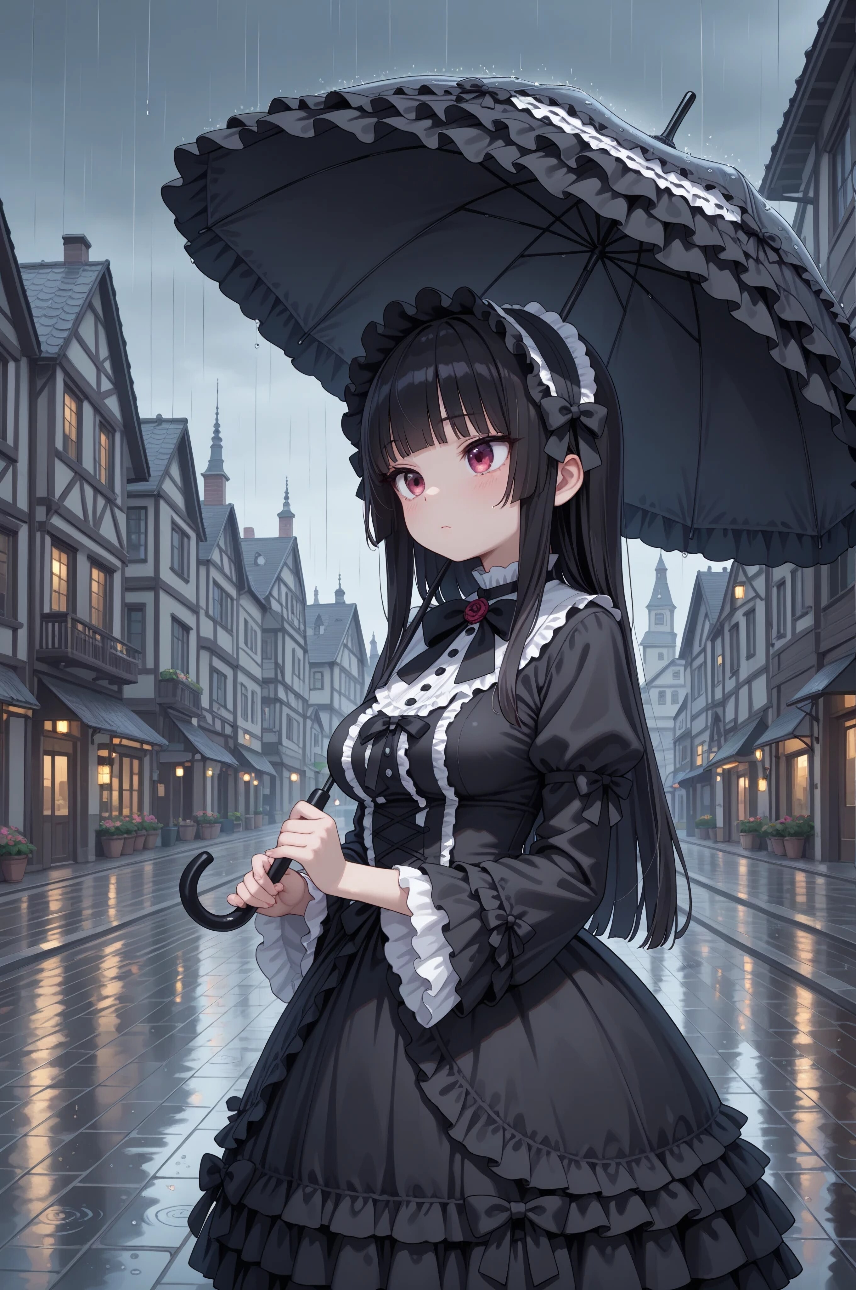 雨とゴスロリ