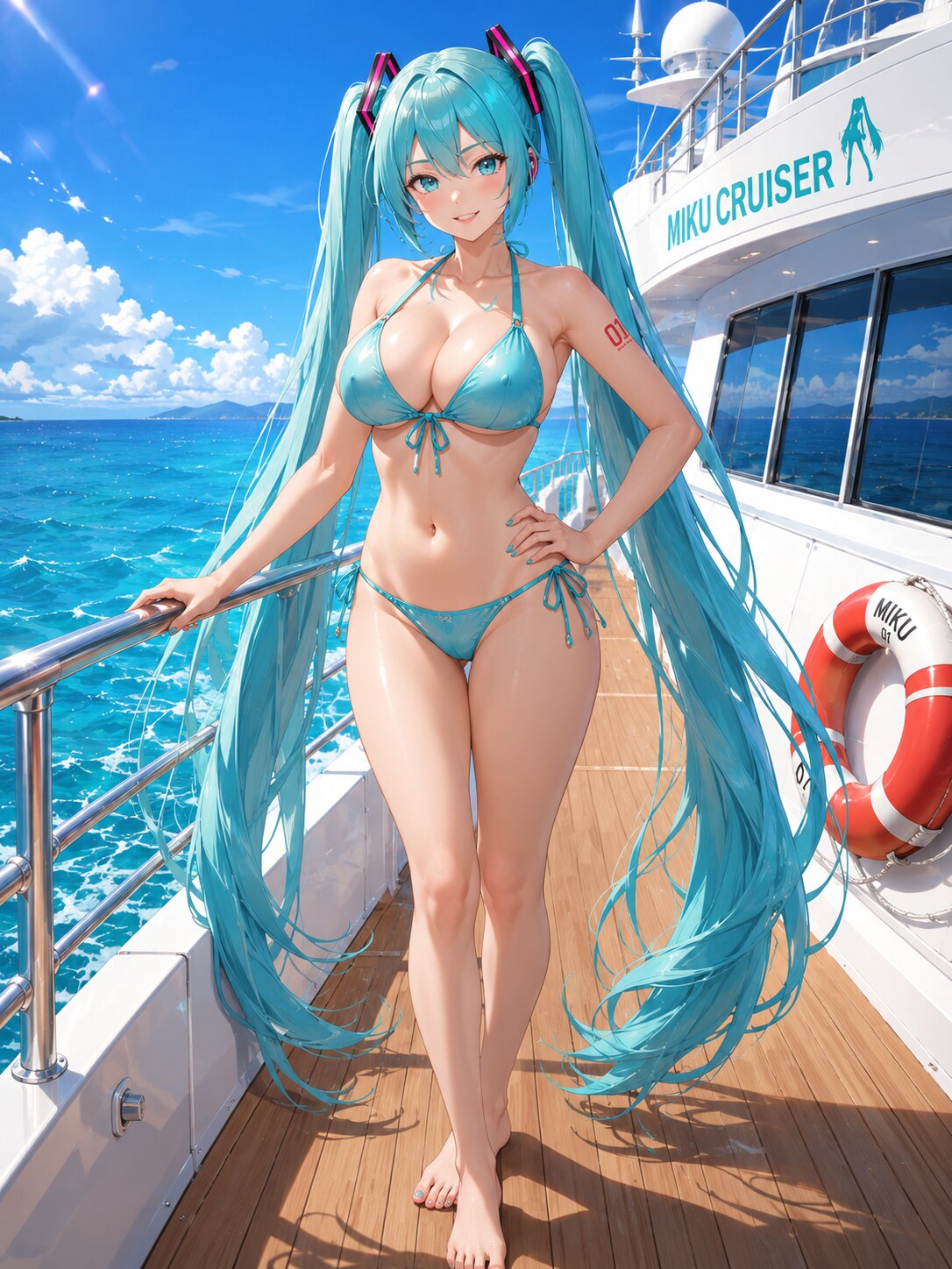 クルーザーのミクさん