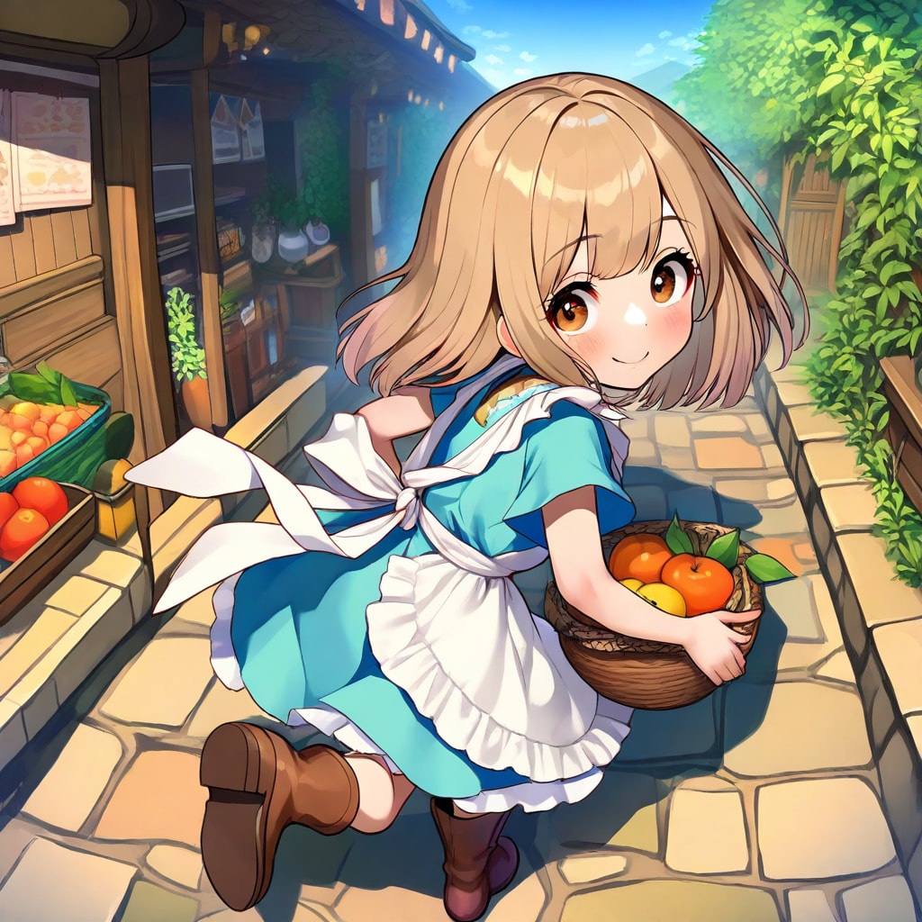 市場に買い物 | の人気AIイラスト・グラビア