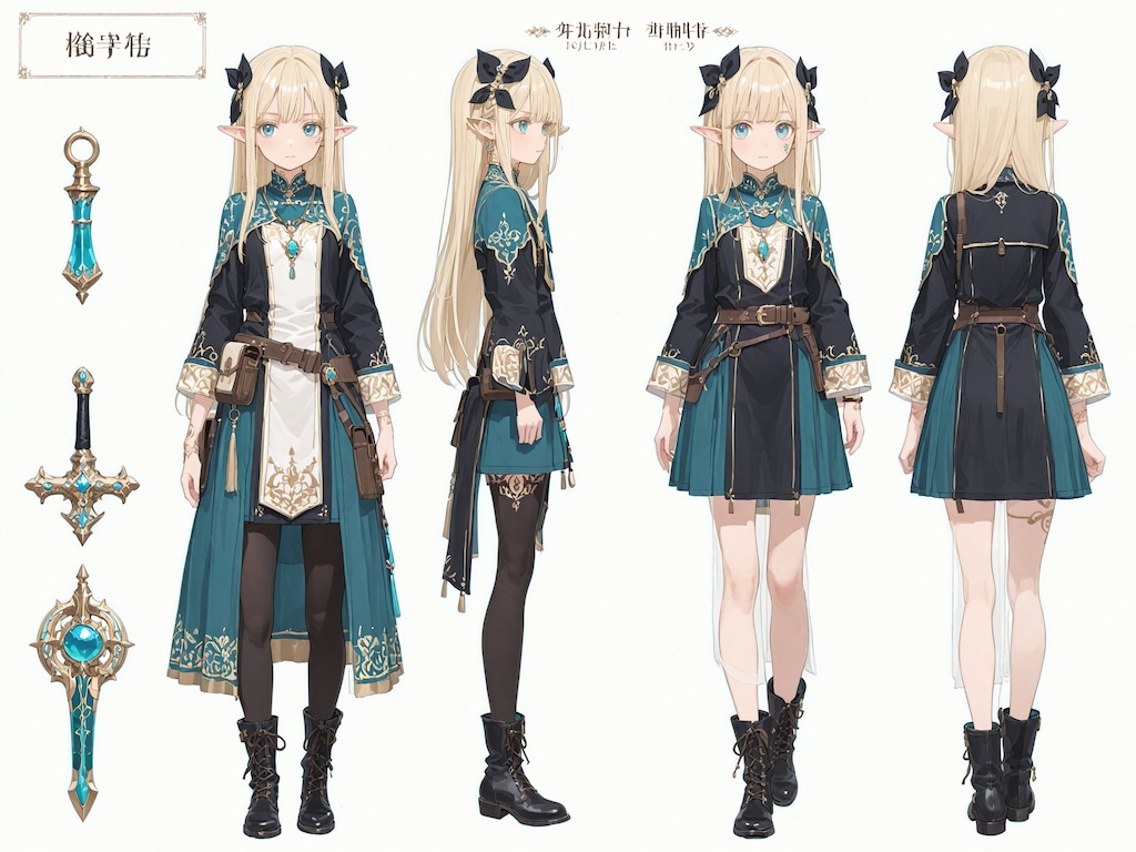 シンシア 設定画風イラスト