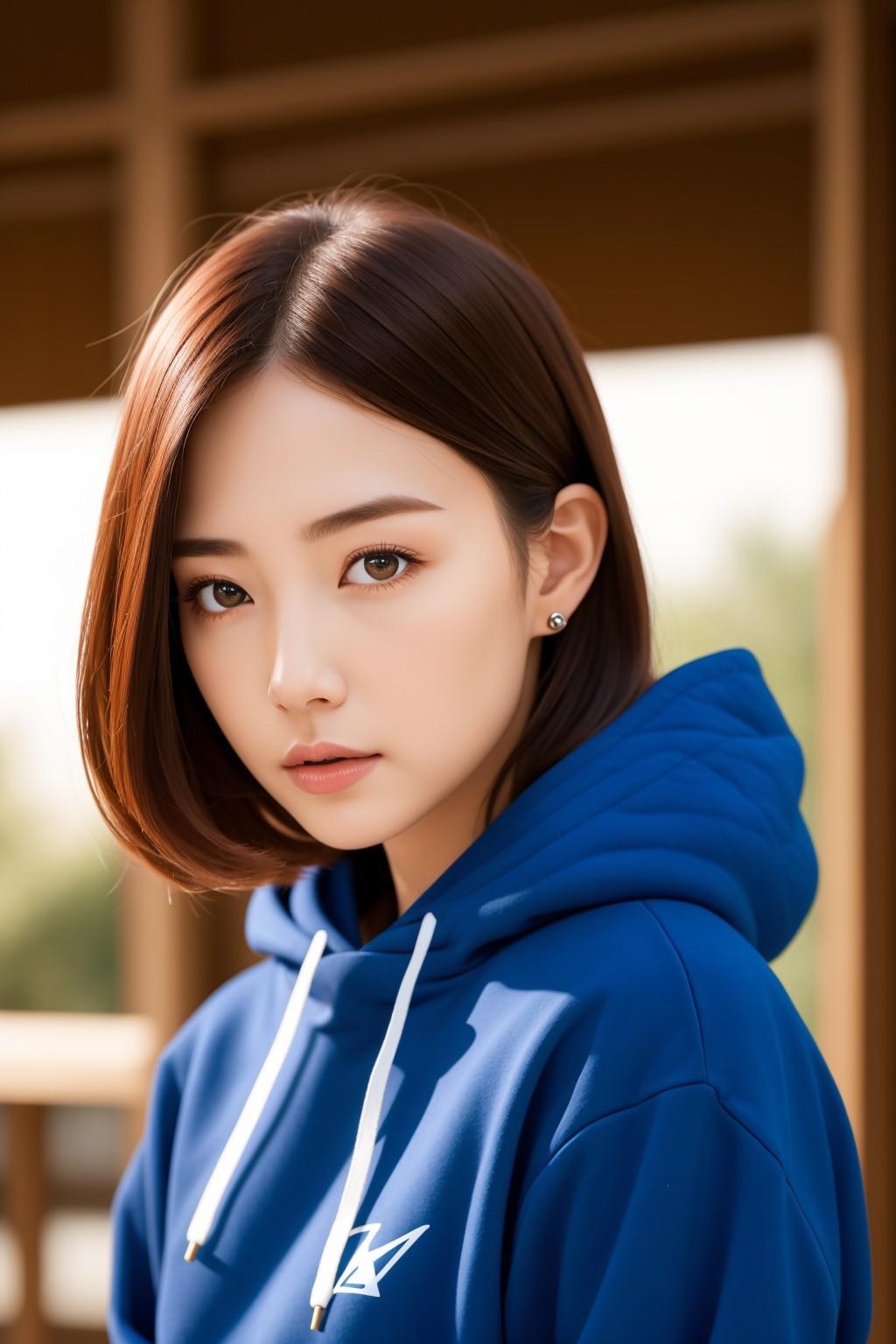 パーカーお姉さん