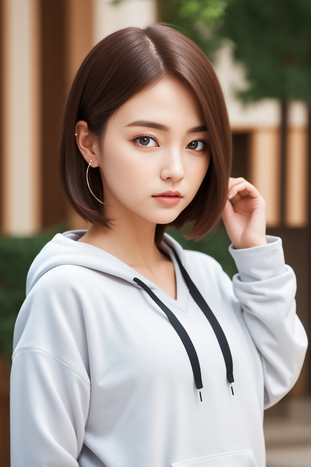 パーカーお姉さん