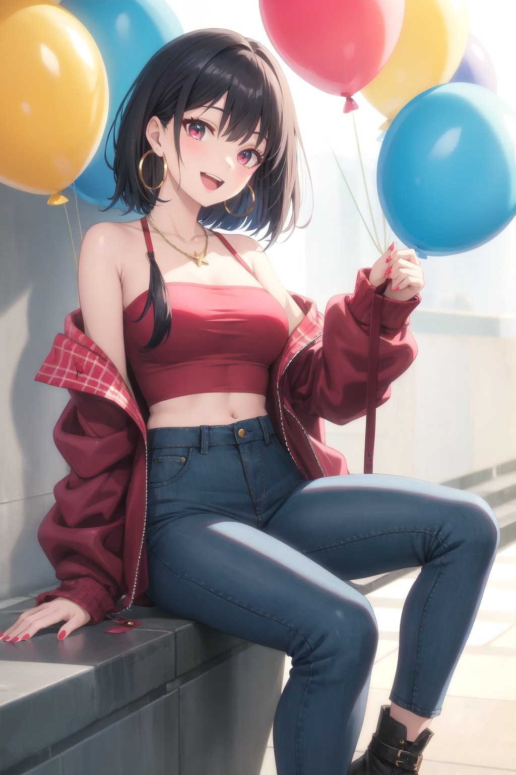 モダンな肩出し衣装　かぐやちゃん