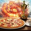 爆発トロフィーピザ 4枚目