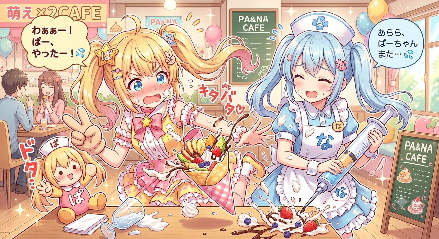 「ぱー」と「なー」