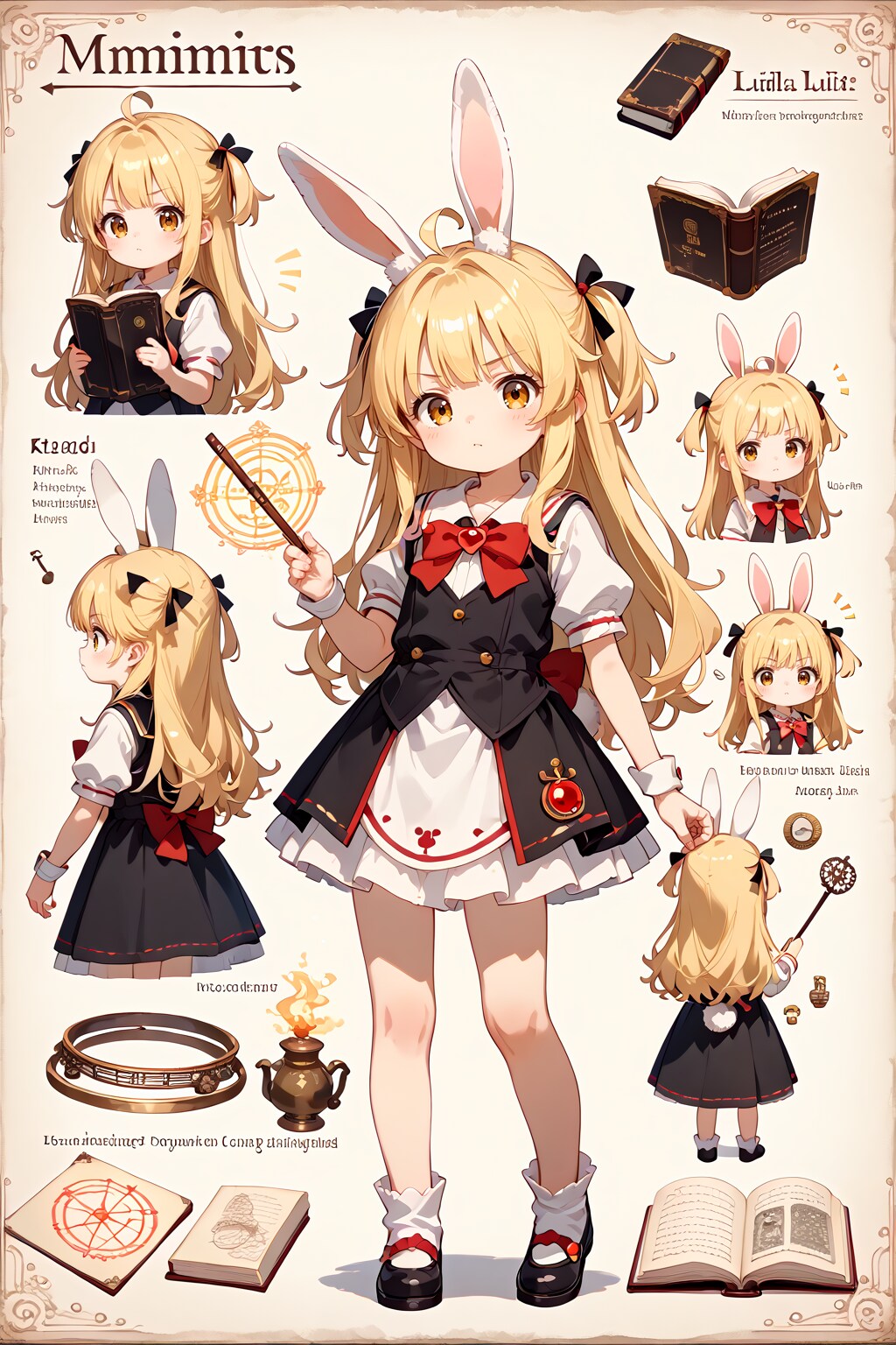 魔法少女図鑑（登場人物１名） | の人気AIイラスト・グラビア