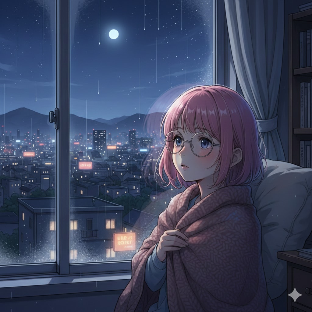 眠れない夜 | の人気AIイラスト・グラビア