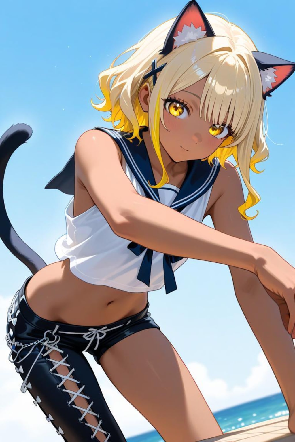 編み上げ非対称パンツ(笑)