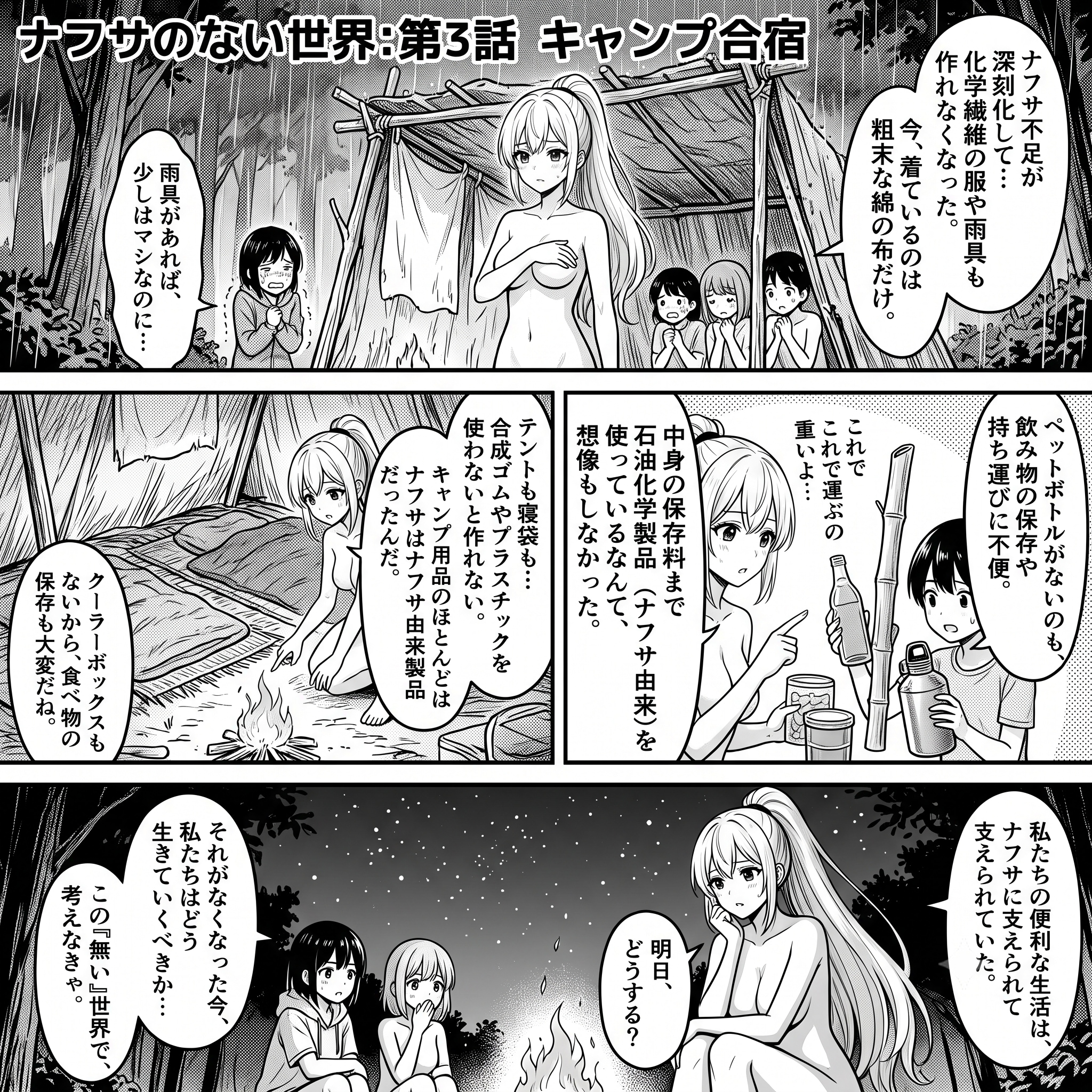 [第3話] ナフサの無い世界：キャンプ合宿編