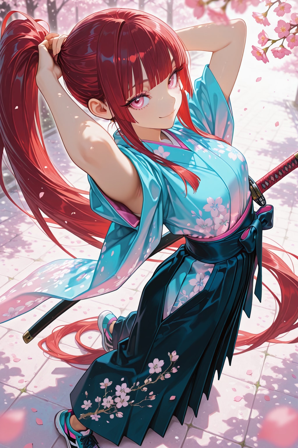 結髪 少女剣士 | の人気AIイラスト・グラビア