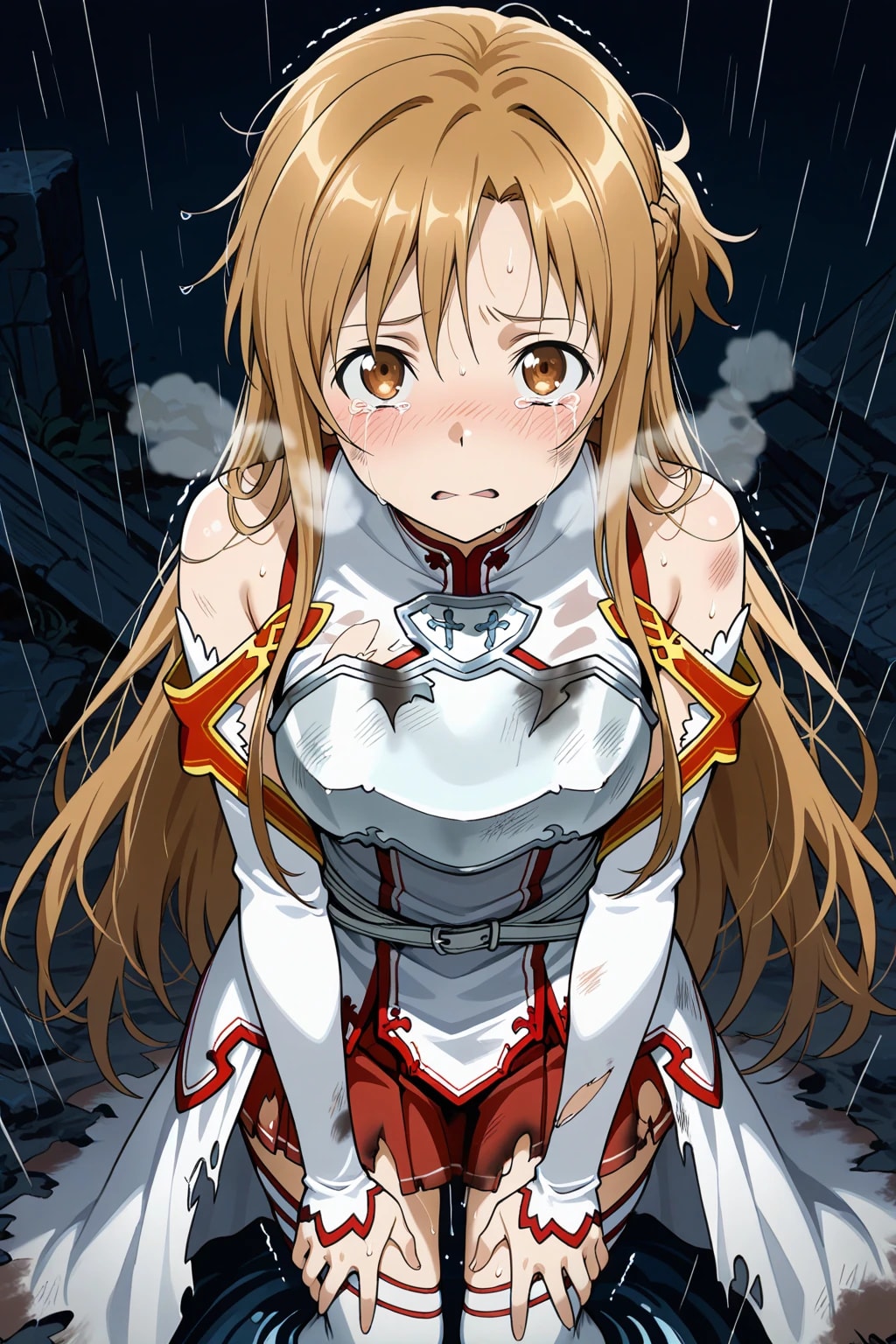 号泣明日奈 | の人気AIイラスト・グラビア