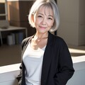 白髪の美熟女 7枚目